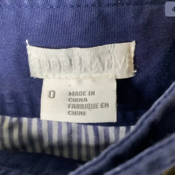 Cooperative womens Nautical mini skirt size 0 - Picture 2 of 4